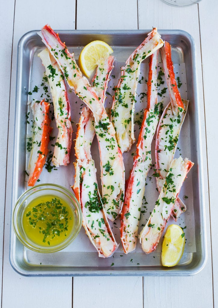 King Crab with Garlic Lemon Butter Simply West Coast